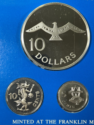 1982 Solomon Islands 8x Coin Proof Set Lot#B1946 Including Silver!