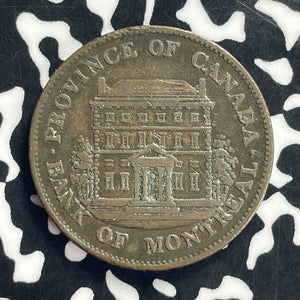 1844 Bank of Lower Canada Montreal 1/2 Penny Token Lot#T9253