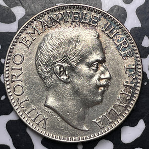 1914-R Italian Somaliland 1 Rupia Lot#MK198 Silver! Cleaned