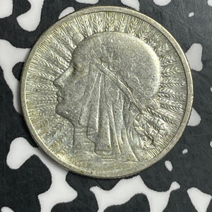 1932 Poland 2 Zlote Lot#T6731 Silver!