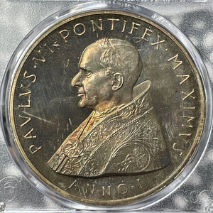 1963 Vatican City Pope Paul VI Coronation Medal PCGS SP63 Lot#G7956 Silver!