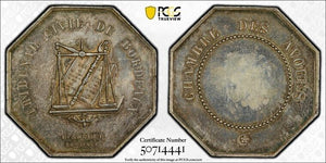 U/D France Bordeaux Attorneys Jeton PCGS MS61 Lot#G9431 Silver! Carde-1175