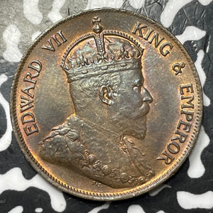 1902 Hong Kong 1 Cent Lot#JM8033 High Grade! Beautiful!