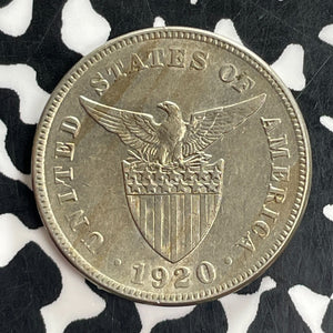 1920 U.S. Philippines 5 Centavos Lot#C0984 Nice!