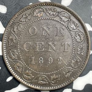 1892 Canada Large Cent Lot#T9361