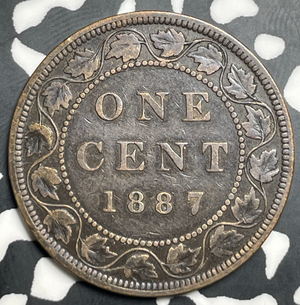 1887 Canada Large Cent Lot#T9357 Nice!