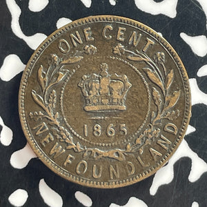 1865 Newfoundland Large Cent Lot#T7960 Nice!