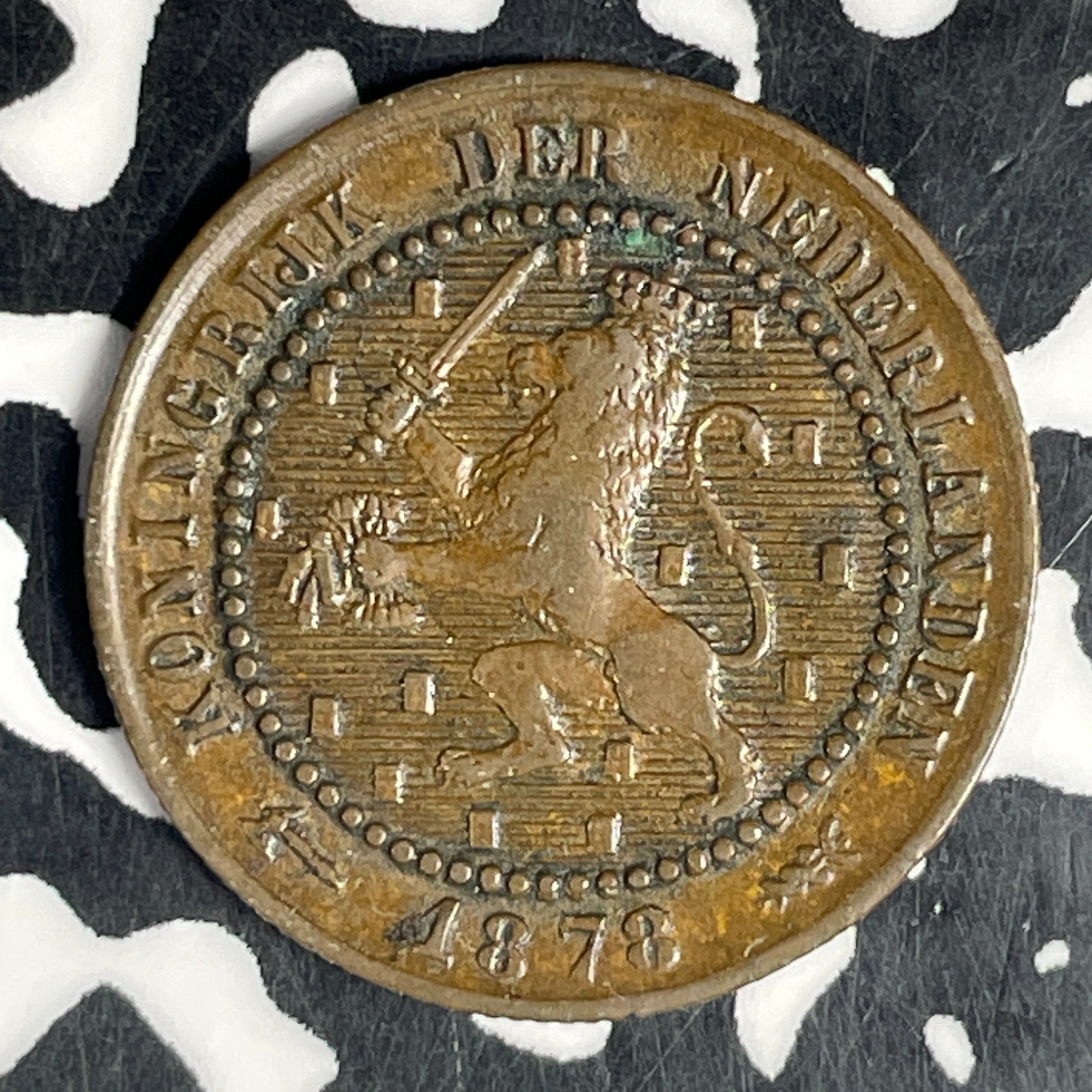 1878 Netherlands 1 Cent Lot#C6362