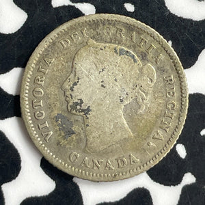 1874-H Canada 5 Cents Lot#T6946 Silver!