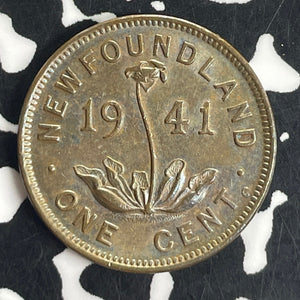 1941 Newfoundland Small Cent Lot#T8236 High Grade! Beautiful!