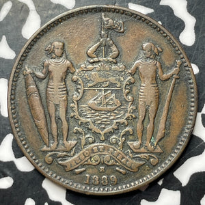 1889-H British North Borneo 1 Cent Lot#MK273
