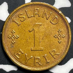 1938 Iceland 1 Eyrir Lot#T9407 Nice!