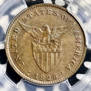1925-M U.S. Philippines 1 Centavo PCGS MS61BN Lot#G9825 Nice UNC!