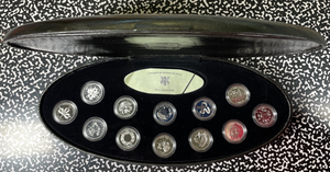 2000 Canada New Millennium 12x Coin Proof Set Lot#B2699 Silver! With Case
