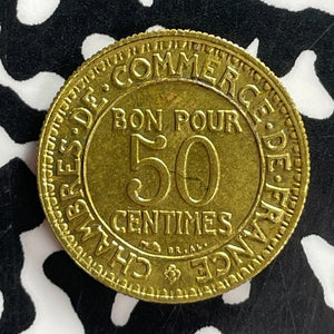 1927 France 50 Centimes Lot#T7420 High Grade! Beautiful!