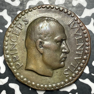 (1934) Italy Mussolini/Italian-American Medal Lot#E6900 38mm