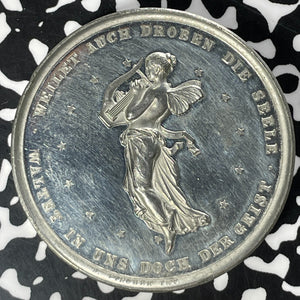 1859 Germany Friedrich Schiller 100th Birthday Medal By Loos Lot#OV1464 42mm