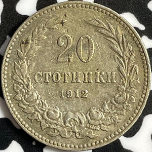 1912 Bulgaria 20 Stotinki Lot#D9357