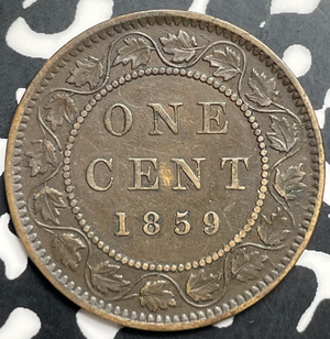 1859 Canada Large Cent Lot#T9841