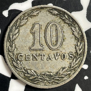 1908 Argentina 10 Centavos Lot#E9100