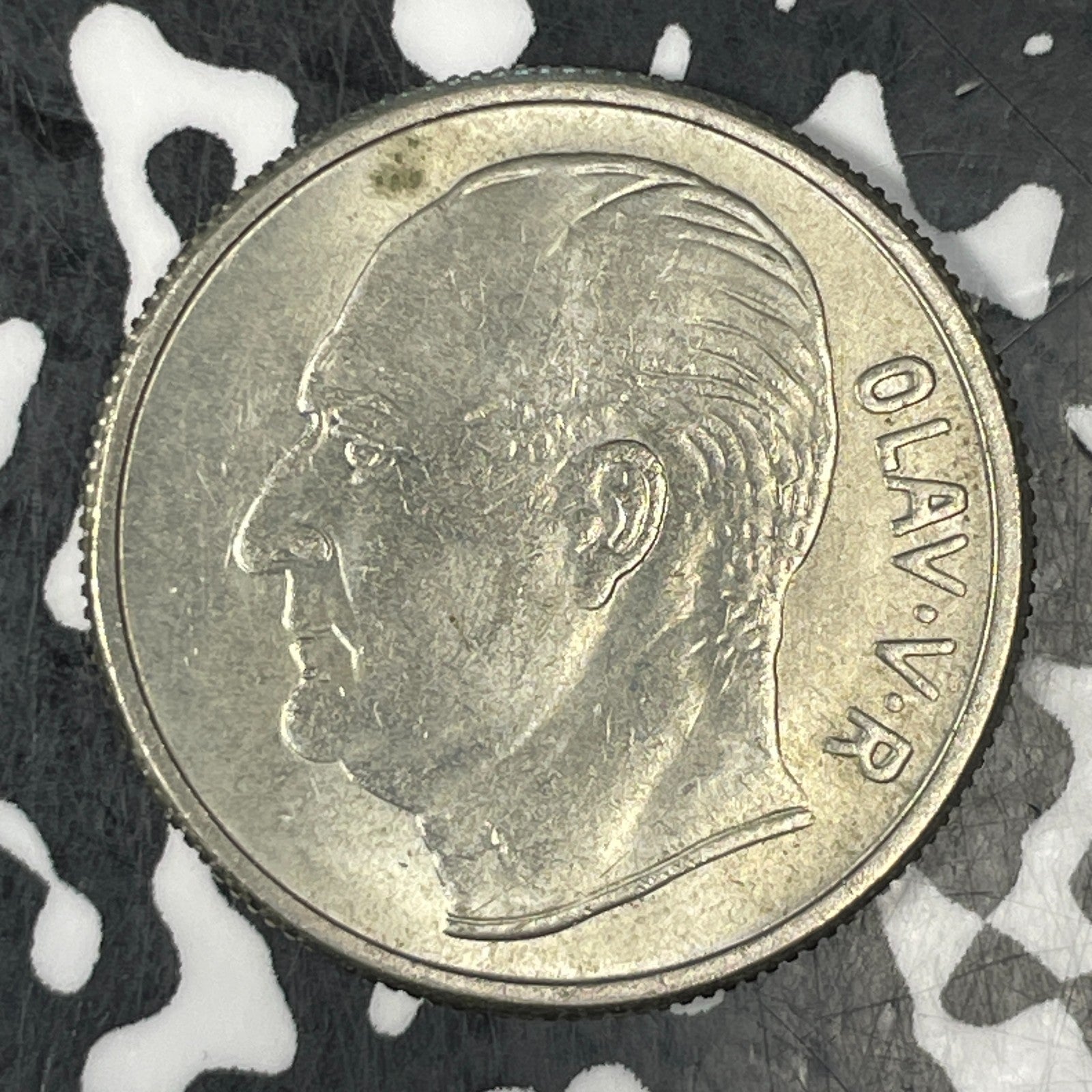 1962 Norway 1 Krone Lot#C7149 High Grade! Beautiful!