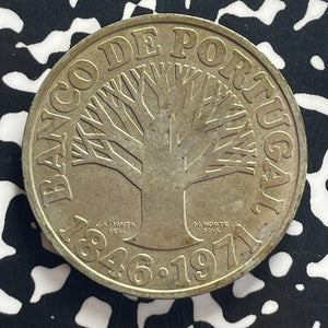 1971 Portugal 50 Escudos Lot#T6705 Silver!