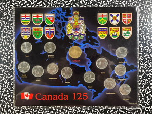 1992 Canada 125th Anniversary 13x Coin Mint Set Lot#B2204 With Case