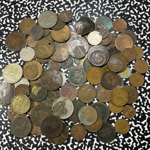 Bulk Lot Of 100x Assorted World Cull Coins Lot#B2291 Mixed Date