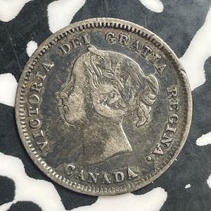 1886 Canada 5 Cents Lot#T2274 Silver!