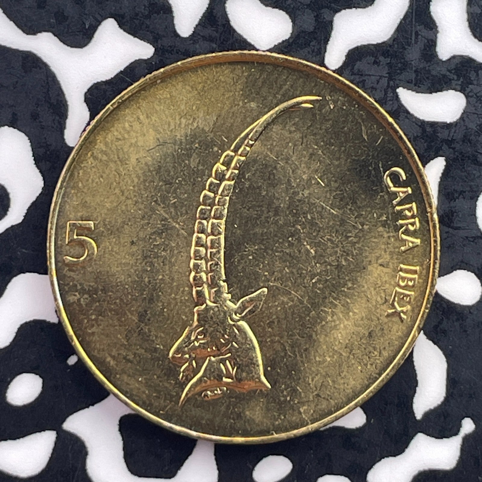 2000 Slovenia 5 Tolarjev Lot#C5901 High Grade! Beautiful!