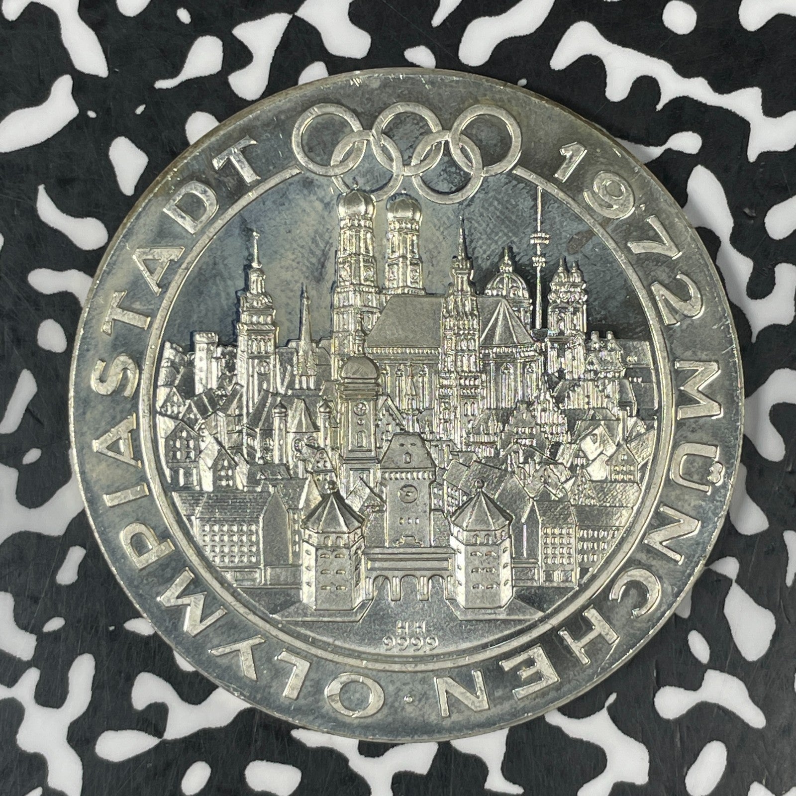 1972 Germany Munich Olympics Medal Lot#OV1818 Silver! 50mm