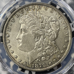 1879-O U.S. $1 Morgan Dollar PCGS AU55 Lot#G8775 Large Silver!