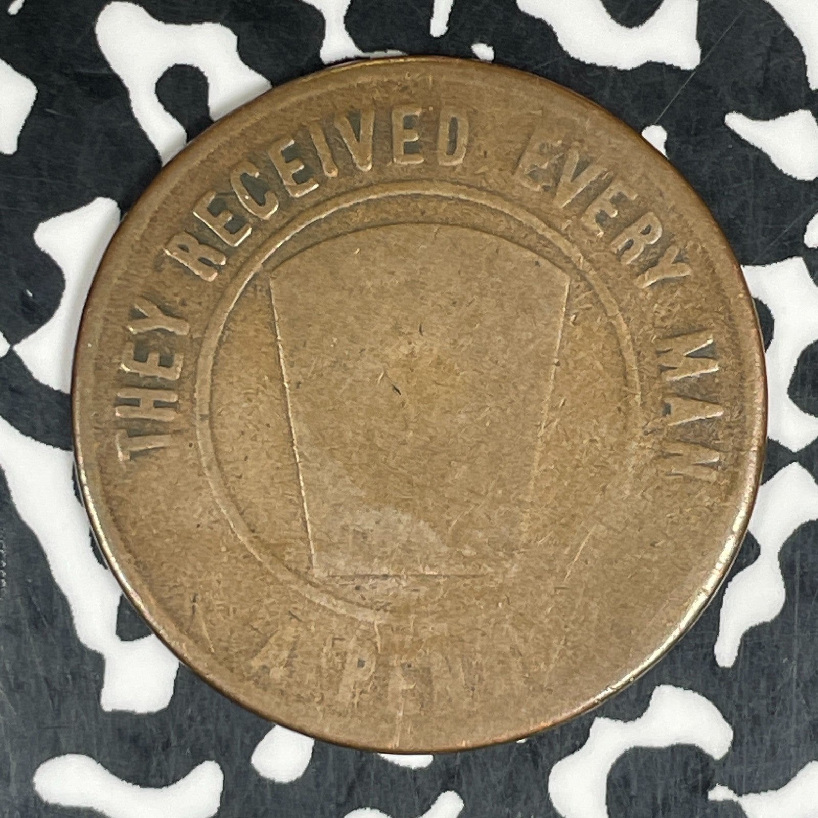 Undated U.S. Portland, ME 1 Penny Masonic Token Lot#C6187