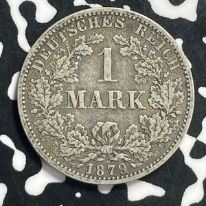 1879-A Germany 1 Mark Lot#JM9600 Silver! Key Date!