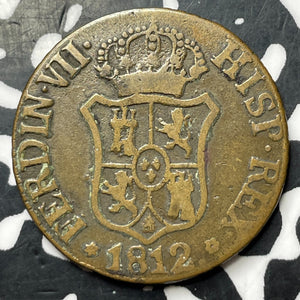 1812 Spain Catalonia 3 Quartos Lot#MK360