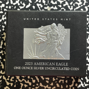 2023-W U.S. Mint $1 Dollar American Silver Eagle Lot#B2657 With Box & C.O.A.