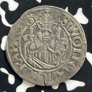 1516 Germany Regensburg 2 Kreuzer/1/2 Batzen Lot#JM0124 Silver!
