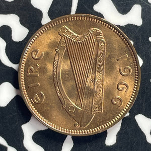 1966 Ireland Farthing Lot#T9151 High Grade! Beautiful!