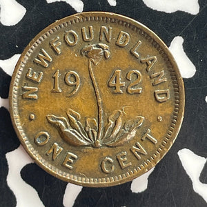 1942 Newfoundland Small Cent Lot#T7562