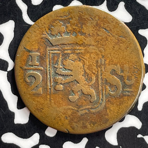 181? Netherlands East Indies 1/2 Stuiver Lot#T7267