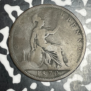 1870 Great Britain 1 Penny Lot#T6198