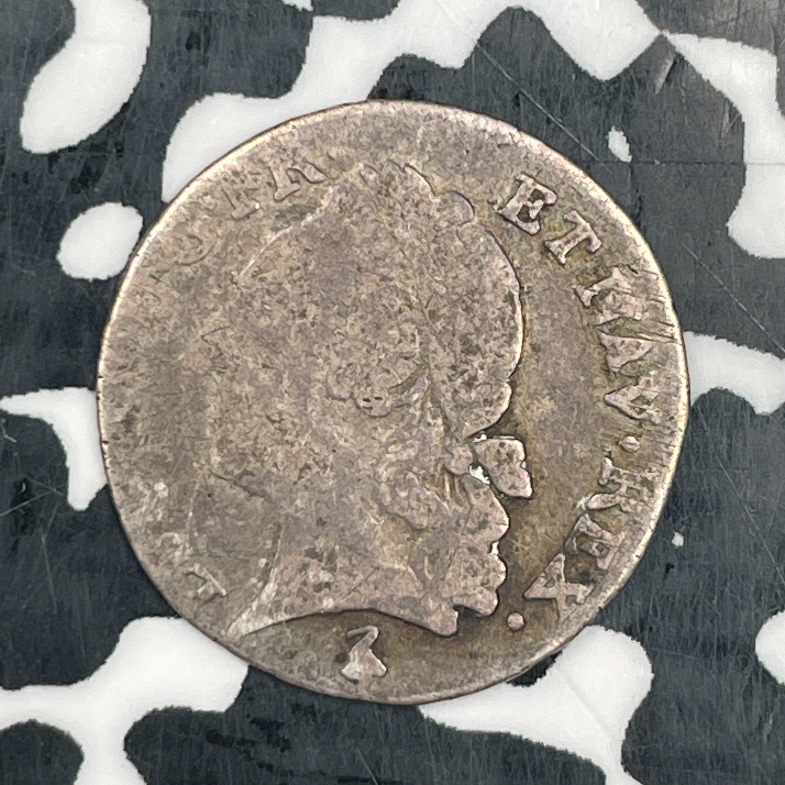 1779-A France 1/20 Ecu 6 Sols Lot#N3167 Silver! Low Mintage