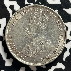 1927 Australia 1 Florin Lot#JM0033 Silver! Nice! KM#27