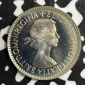 1953 Great Britain 6 Pence Sixpence Lot#E2019 Proof!