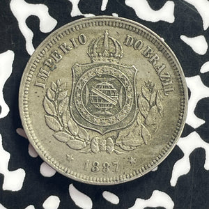 1887 Brazil 100 Reis Lot#T9165