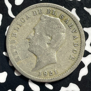 1921 El Salvador 10 Centavos Lot#C0453
