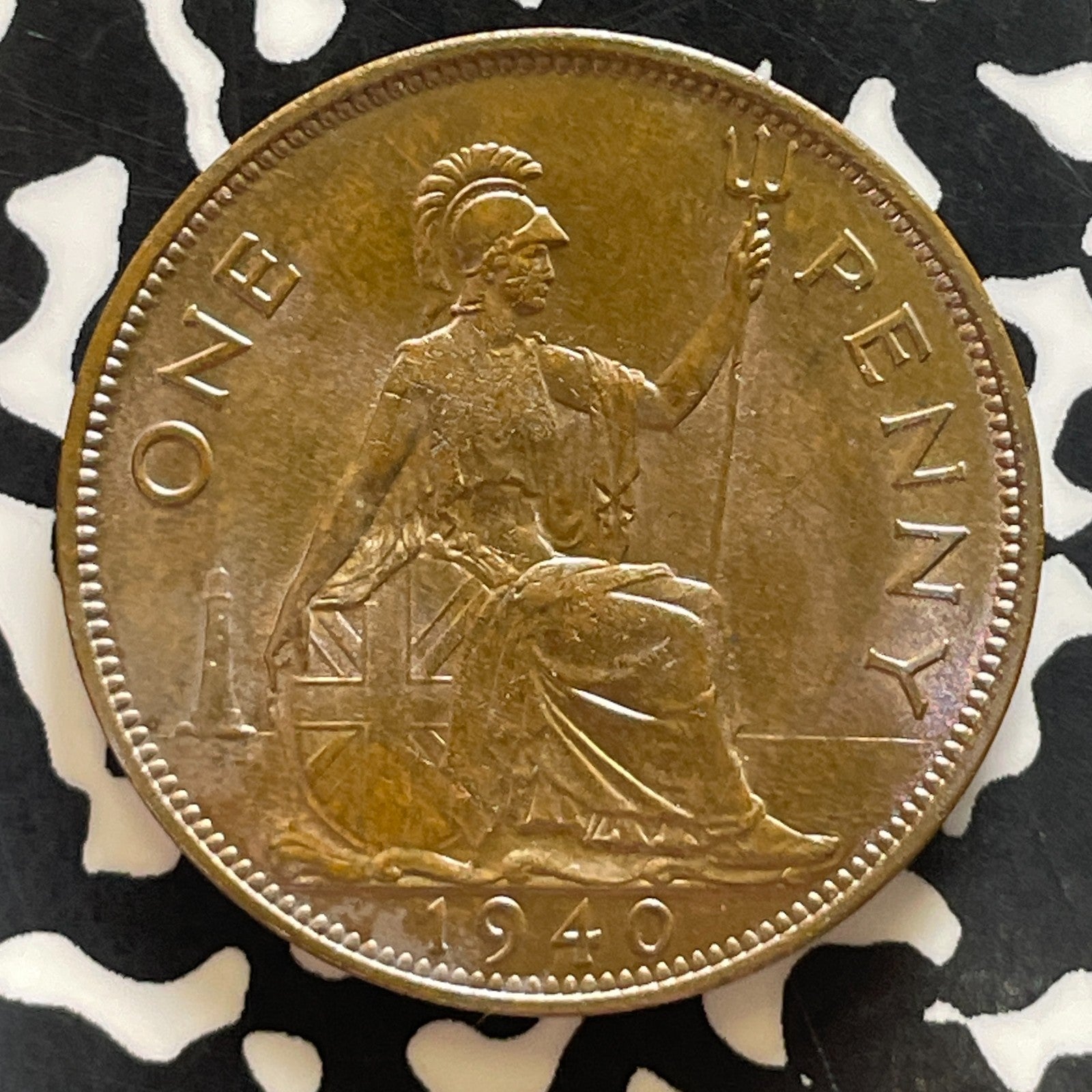 1940 Great Britain 1 Penny Lot#T5097 High Grade! Beautiful!
