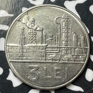 1966 Romania 3 Lei (27 Available) (1 Coin Only)