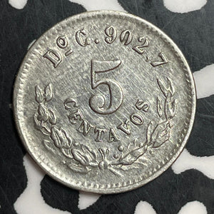 1888-Do C Mexico 5 Centavos Lot#T2388 Silver! Nice! Scarce!