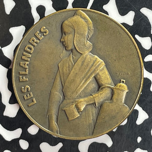 1935 Belgium Brussell's Universal Exposition Medal Lot#T8160 32mm